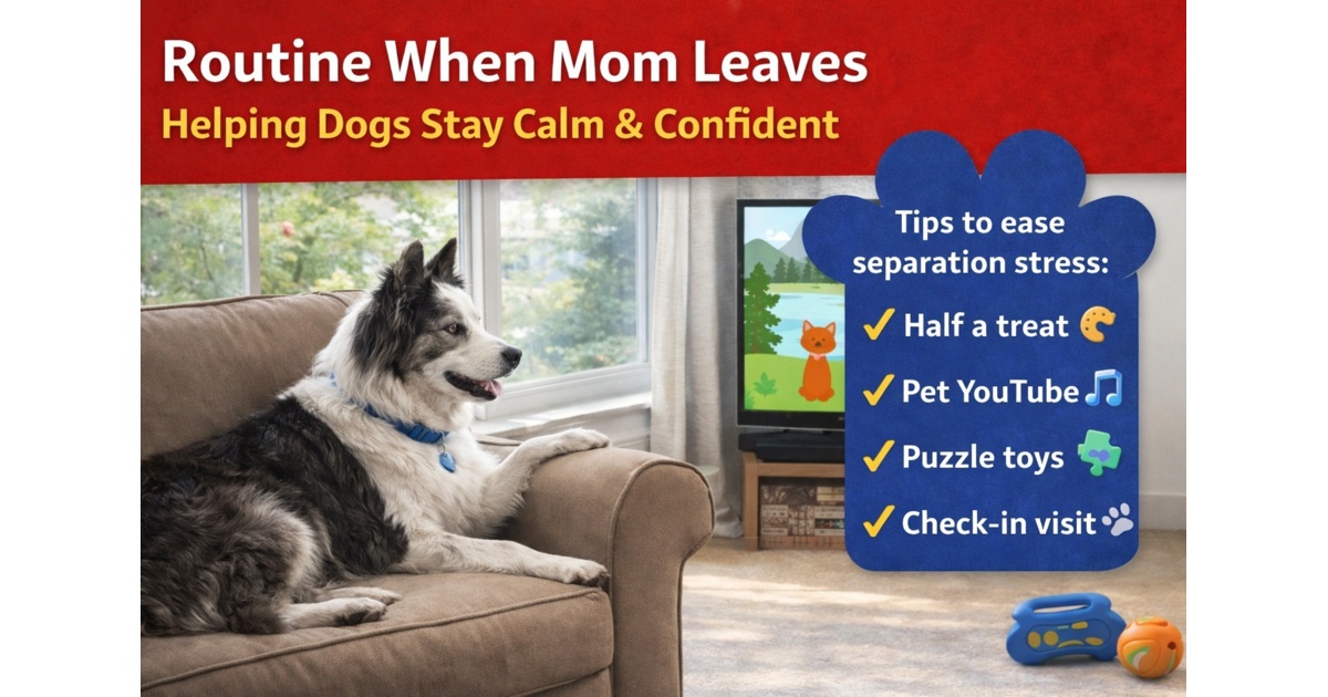 How to Keep Your Dog Calm When You Leave the House (Simple Routine That Works)
