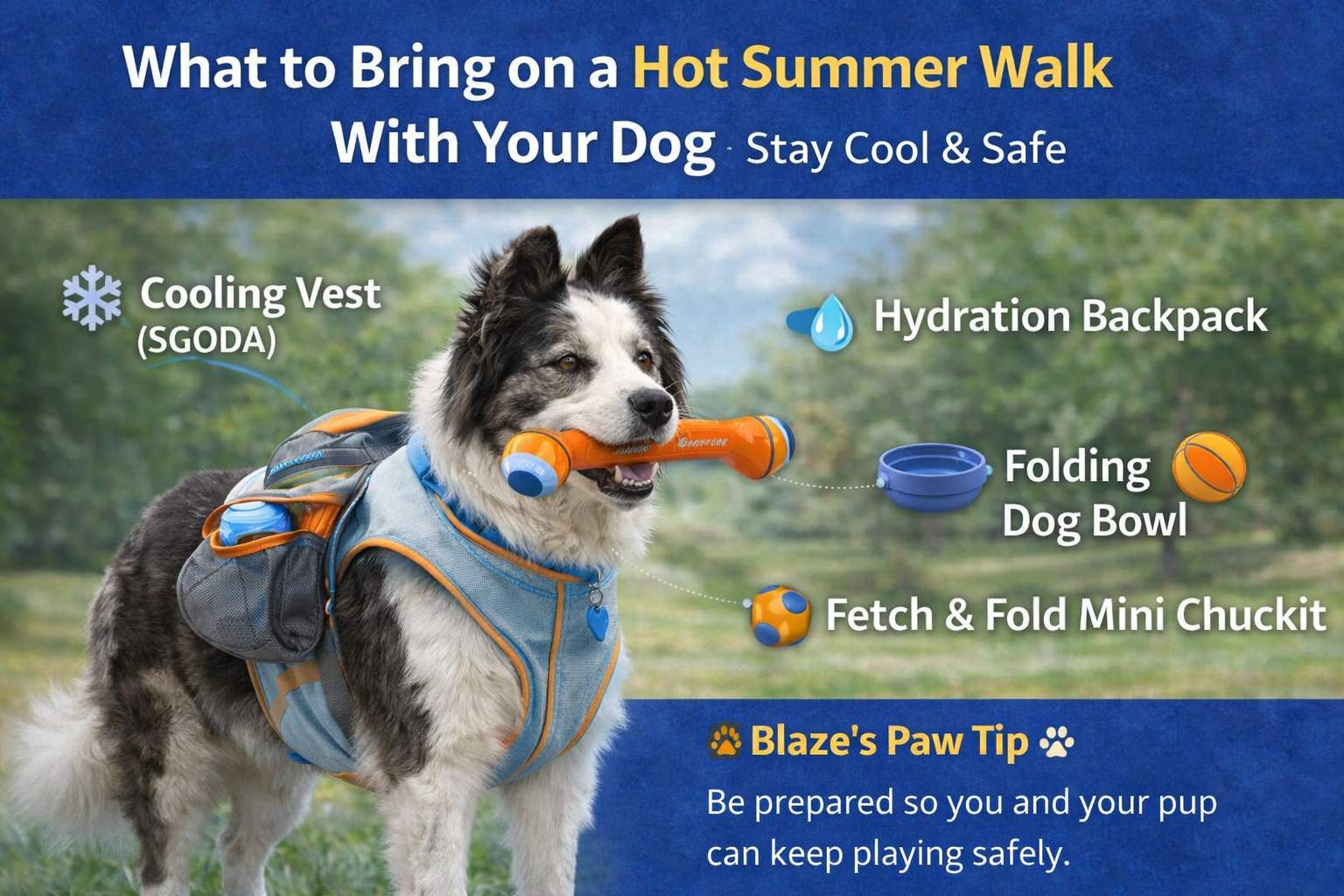 What to Bring on a Hot Summer Walk With Your Dog (Stay Cool & Safe)